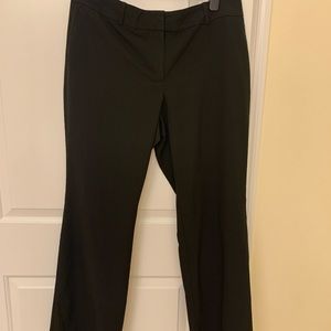 Ann Taylor Curvy All-Season Stretch Trousers Size 14, Black